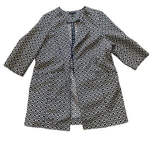 Lands' End Open Front Cardigan Jacket